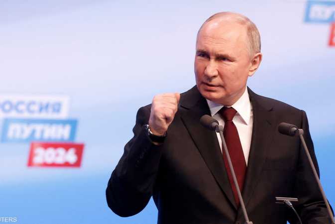 “فلاديمير بوتين” رئيسا لروسيا لولاية خامسة بعدد قياسي من الأصوات